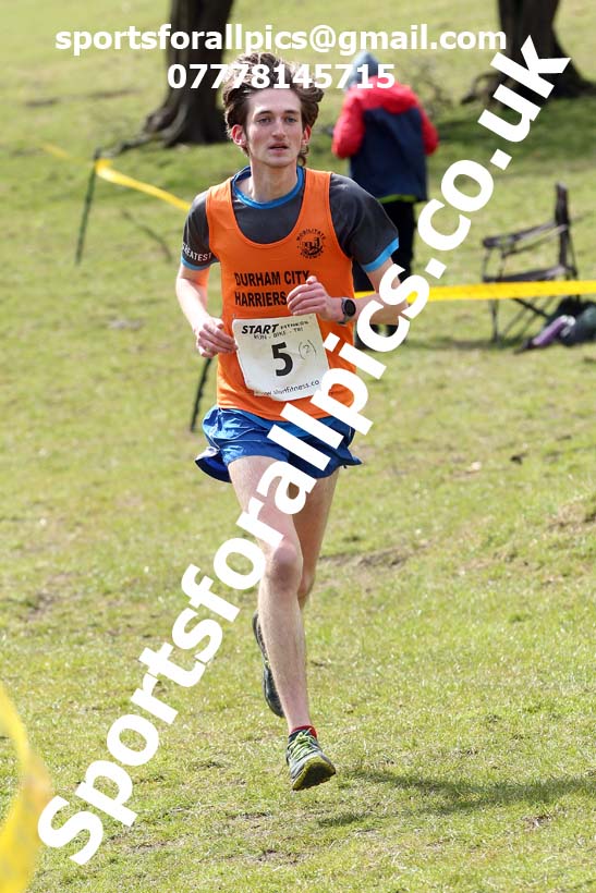 Masters men 2021 NECAA Cross Country Relays, Thornley Farm, Peterlee, Saturday, April 10th. Photo: David T. Hewitson/Sports for All Pics